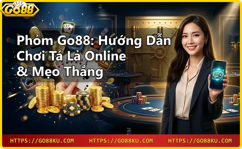 Bàn phỏm ảo với bài và chip, ánh sáng neon xanh dương và magenta