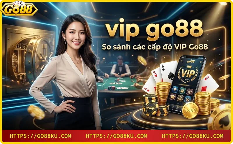 Các cấp độ VIP Go88: Đồng, Bạc, Vàng, Kim Cương