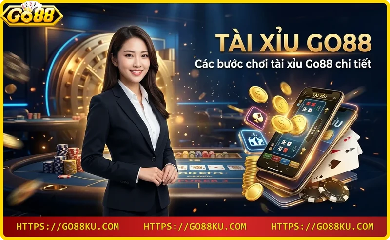 Giao diện cược nhanh tài xỉu Go88 trên điện thoại
