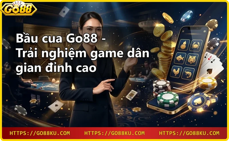 Người chơi bầu cua Go88 trên điện thoại di động