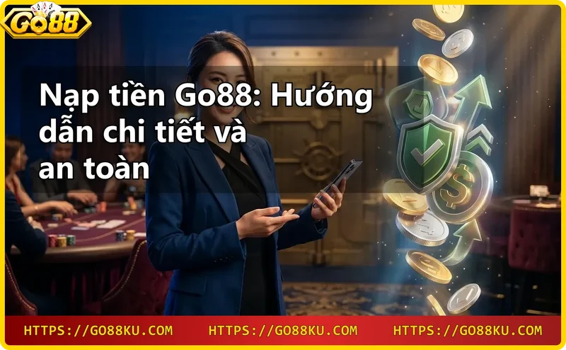 Quy trình nạp tiền Go88 trên máy tính