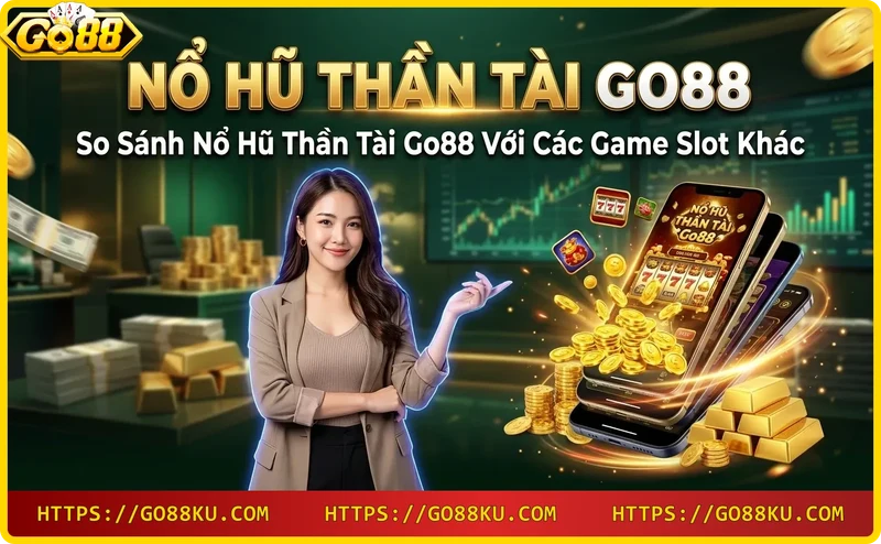 So sánh nổ hũ thần tài Go88 với các game slot khác