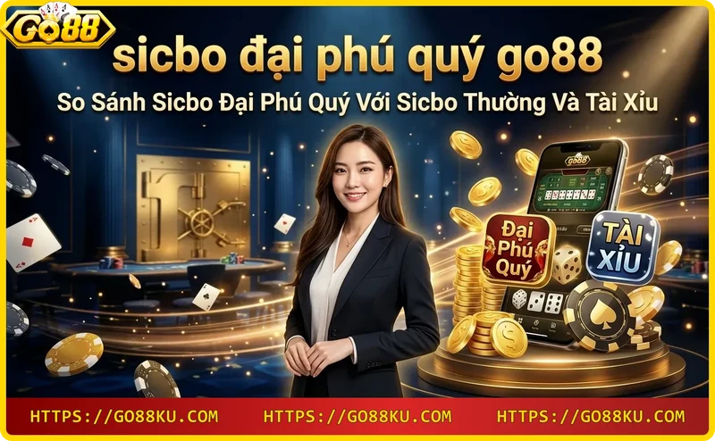 So sánh xúc xắc sicbo thường, sicbo đại phú quý và tài xỉu go88