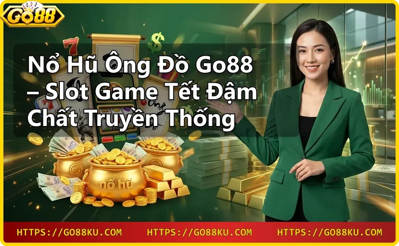Tổng quan về nổ hũ Ông Đồ Go88 với không gian Tết và casino